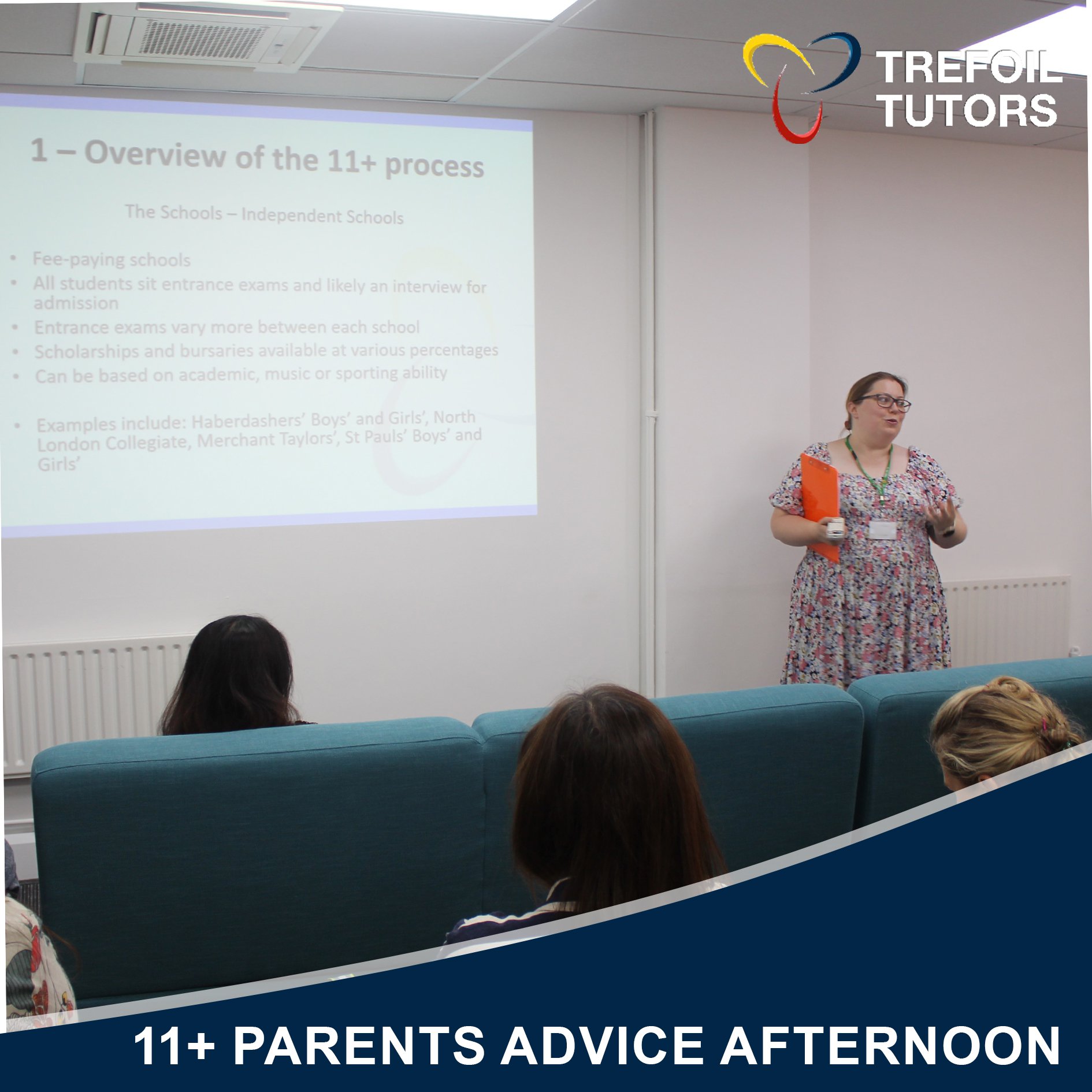 11+ PARENTS’ ADVICE EVENING