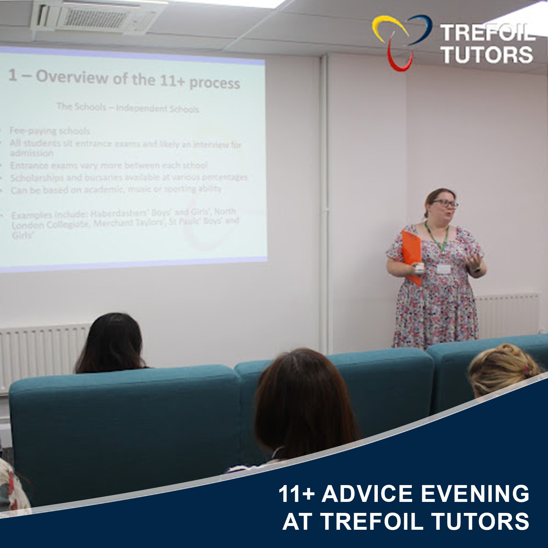 11+ PARENTS’ ADVICE EVENING
