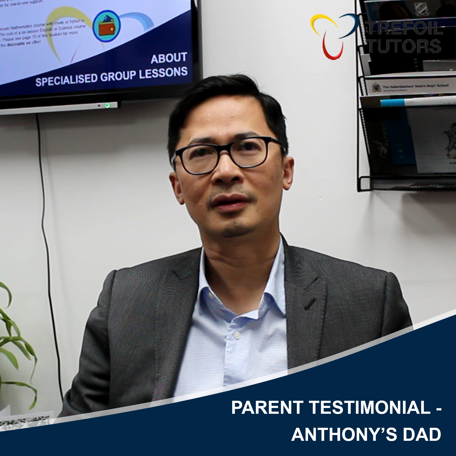 PARENT TESTIMONIAL – ANTHONY’S DAD