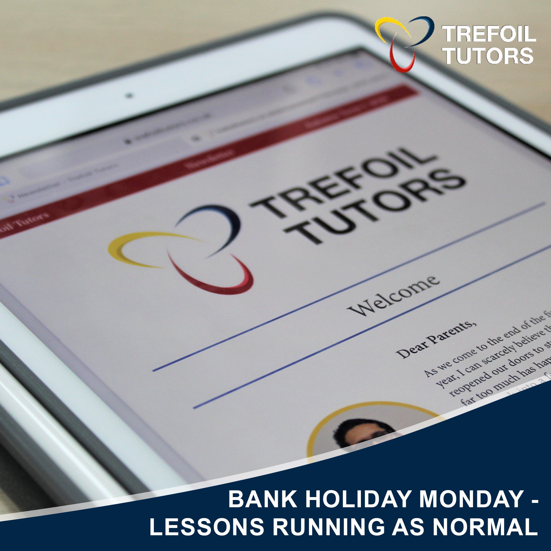 BANK HOLIDAY MONDAY – LESSONS RUNNING AS NORMAL