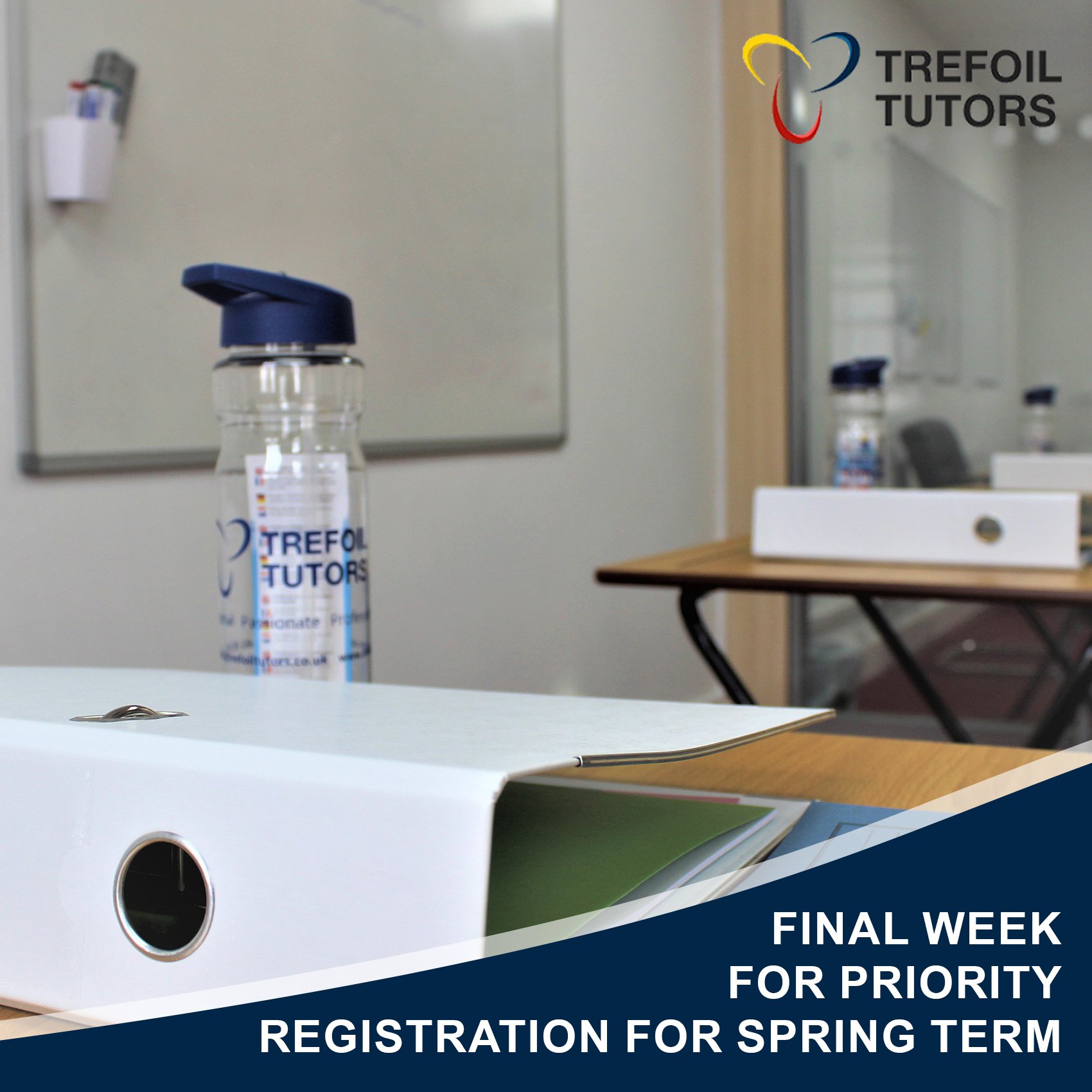 FINAL WEEK FOR PRIORITY REGISTRATION FOR SPRING TERM