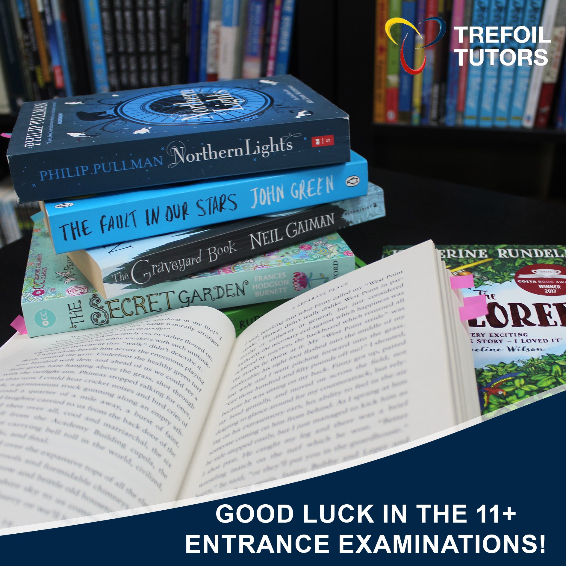GOOD LUCK IN THE 11+ ENTRANCE EXAMINATIONS!