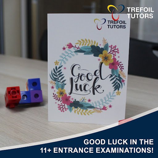 GOOD LUCK IN THE 11+ ENTRANCE EXAMINATIONS!