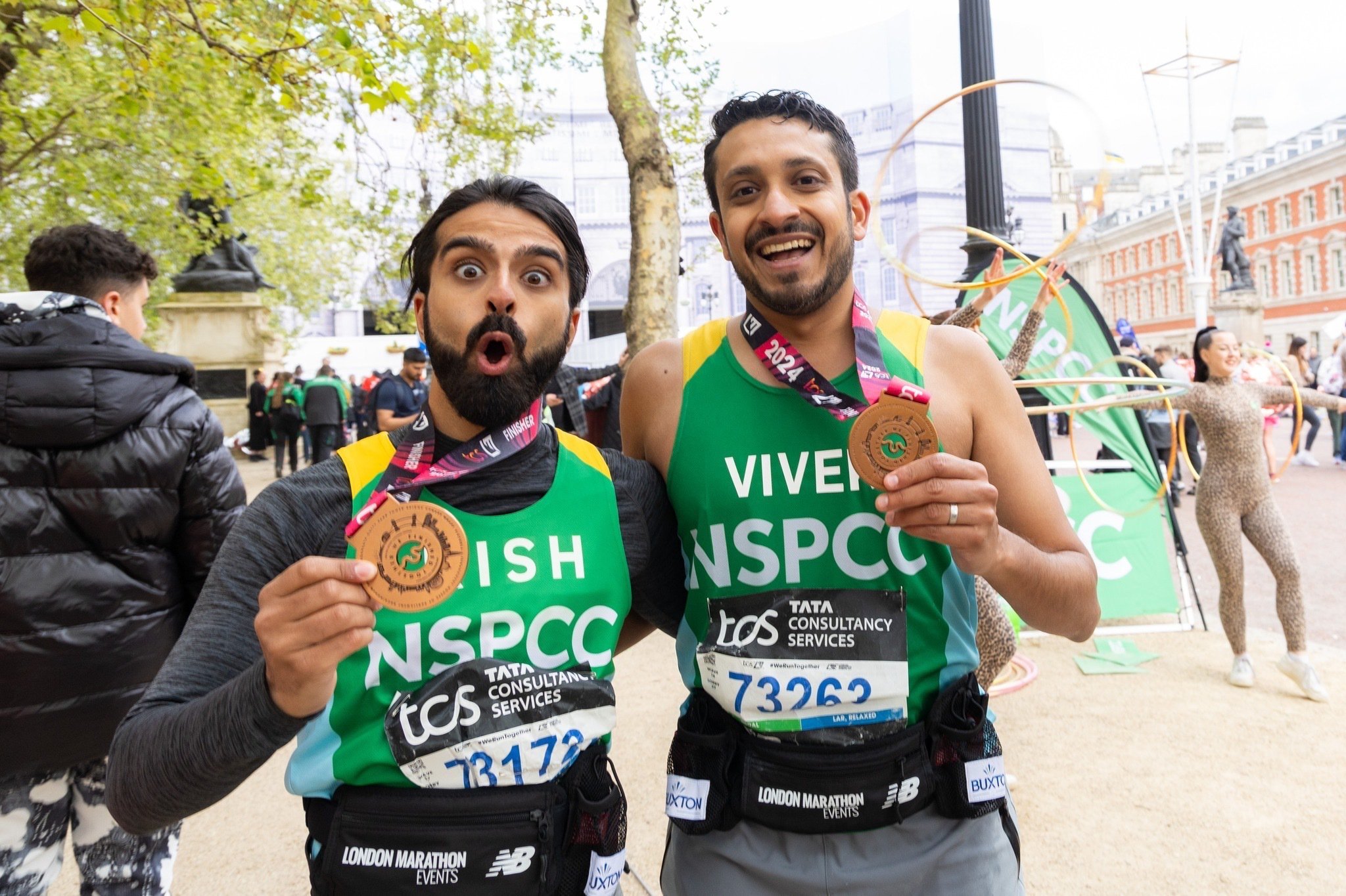 WISHING VIVEK GOOD LUCK IN THE LONDON MARATHON!