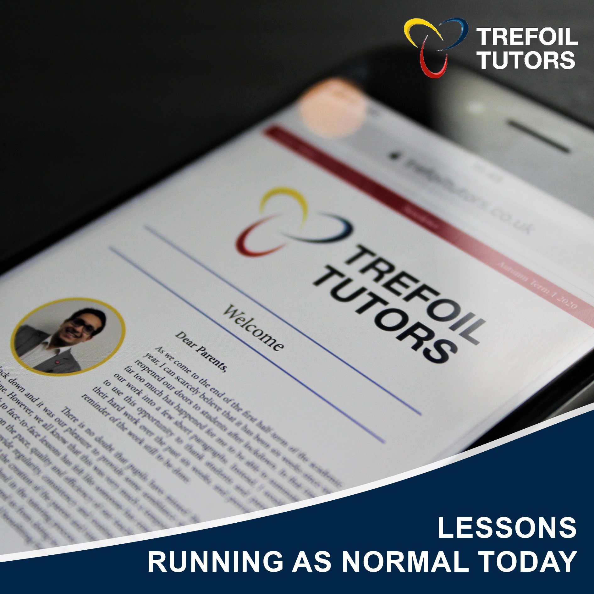 LESSONS RUNNING AS NORMAL TODAY