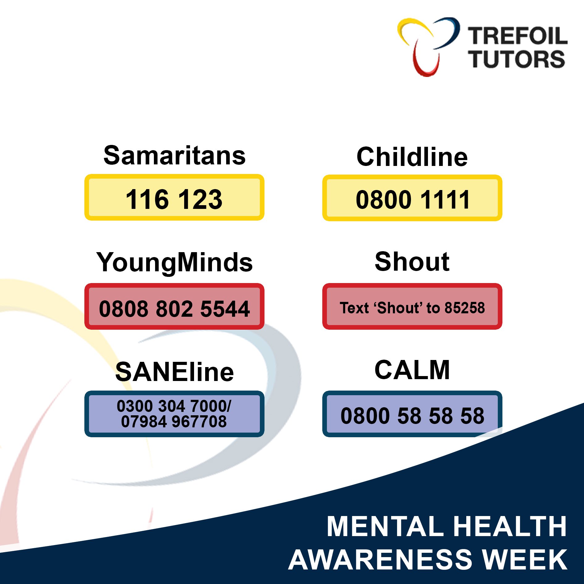 MENTAL HEALTH AWARENESS WEEK