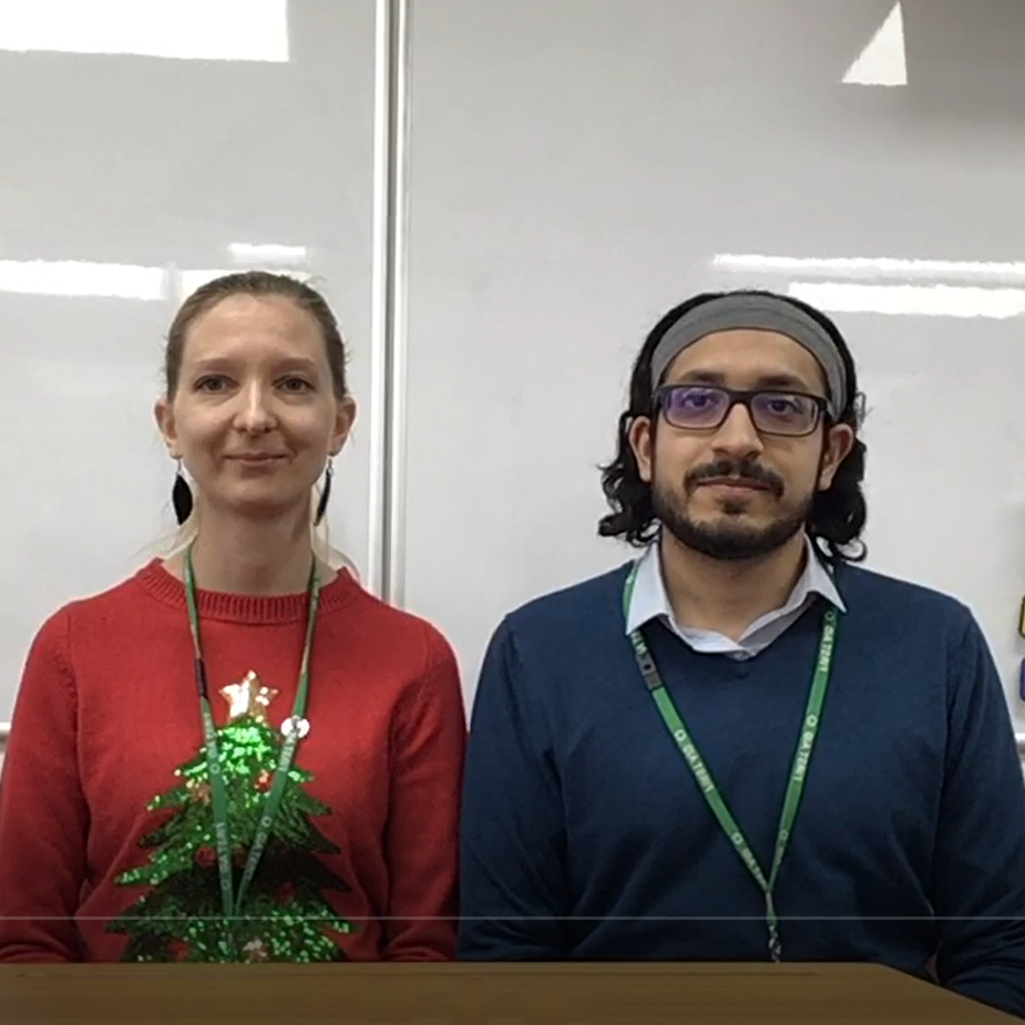 SENIOR TUTOR UPDATE - CHRISTMAS HOLIDAYS