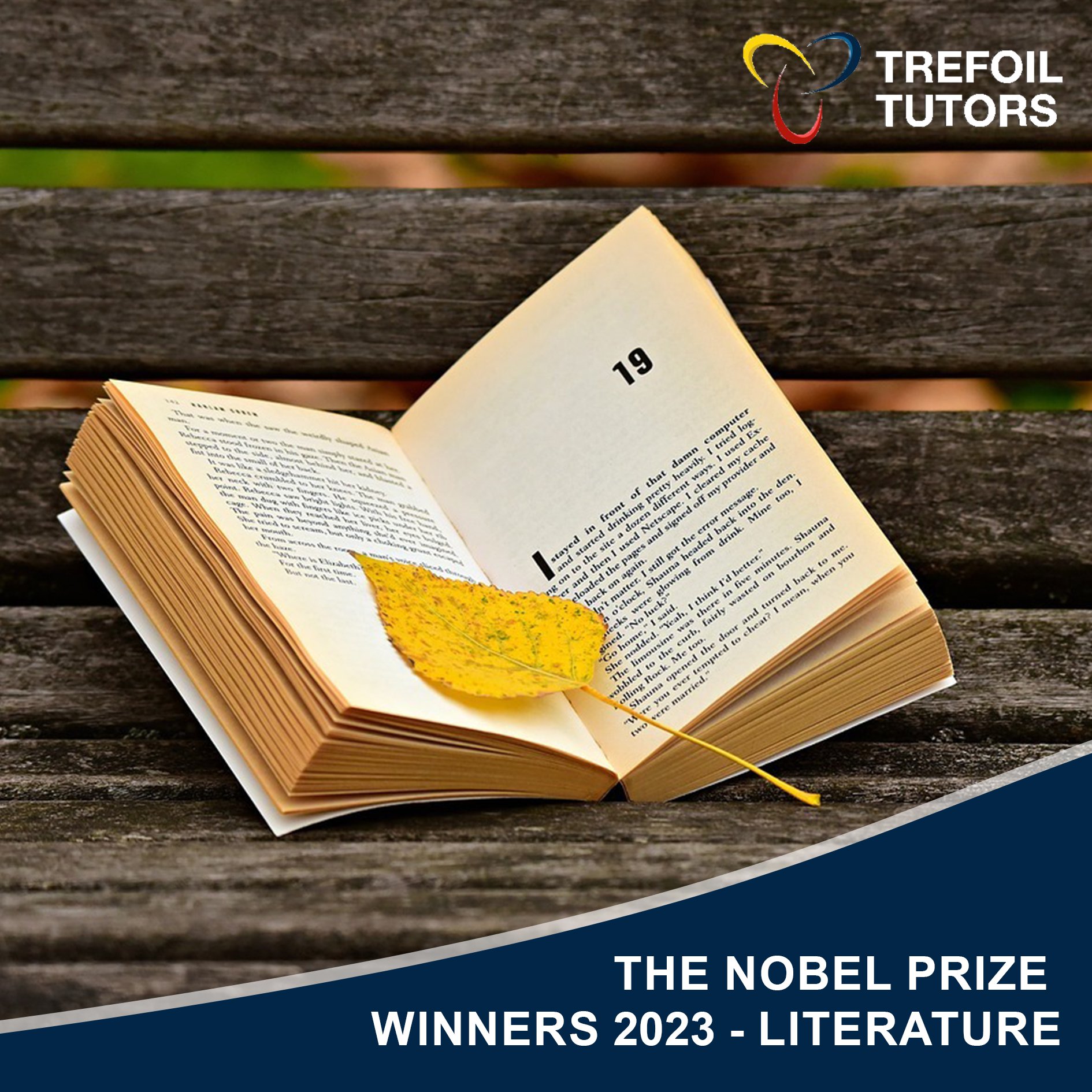 NOBEL PRIZE 2023 - LITERATURE