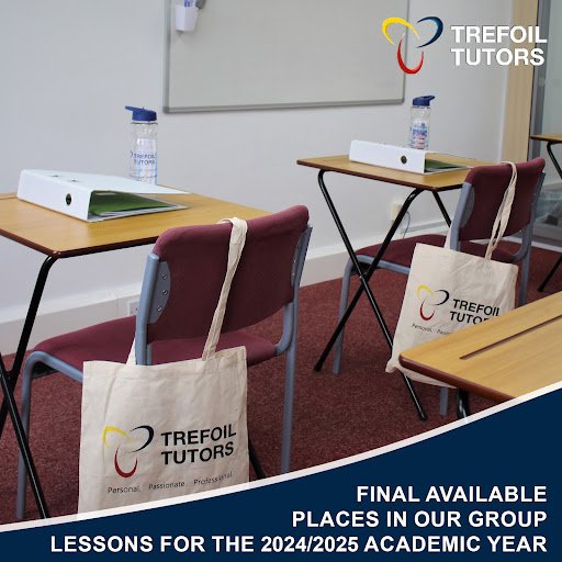 FINAL AVAILABLE PLACES IN LESSONS FOR THE 2024 / 2025 ACADEMIC YEAR: MATHEMATICS, FURTHER MATHEMATICS, ENGLISH, REASONING, SCIENCE AND CHEMISTRY