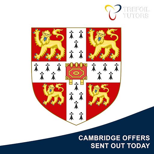 CAMBRIDGE OFFERS SENT OUT TODAY